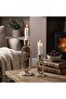 Mirabella Metal Candle Holder 7.5X7.5X18.5 cm -Chrome - 5