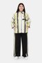 Plus Size Women's Viscose Stone Embroidered Capri Sleeve Zippered Sports Stylish Two-Piece Suit