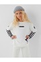 M7610480 Kuromi Printed Girls' T-Shirt White