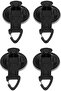 Suction cups with hooks, heavy-duty, bathroom, kitchen, shower, towels, accessories, wall-mountable without drilling, home, camping, RV. - 4