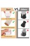 20-pack of chair leg protectors, transparent round, noise reduction, size XS - 4