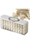 Suitable for Stackable Ravioli Container Box for Freezer Multi-Layer Dumpling Fridge Space-Saving Wontons - 5