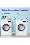 4-piece washing machine shockproof pad set, including anti-vibration pads and non-slip rubber feet, for shock absorption and noise reduction... - 4