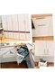 (10 pieces) Stainless steel cabinet handles, 96mm hole spacing, brushed steel T-shaped handles, suitable for cabinet doors. - 3