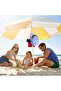 Four-Claw Umbrella Hook, Adjustable Hook for Beach Umbrellas, Camping, Travel, Lightweight, Durable, for Hanging Towels and Bags - 4