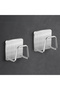 Kitchen sink sponge holders (6-pack), strong adhesive sink sponge holders, 304 stainless steel sponge holders, for kitchen accessories, silver