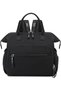 Large black diaper tote bag with 14 pockets, stylish baby bag with stroller hook and 3 insulated pockets, a must-have for baby christening.