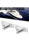 Marine hinge mounting hardware, awning hinges, ship deck hardware, marine hinge brackets - 4