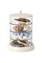 Two sets of five-layer rotating jewelry boxes, with a transparent multi-layer design, suitable for storing cosmetics and jewelry. - 2