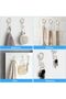 Two suction cup hooks - no drilling required - reusable transparent suction cup hooks - For bathrooms - shower rooms & glass surfaces - 4
