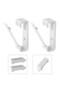 4-pack of RV curtain clips, suitable for campervan window side curtain clips, RV accessories - 3