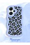 Redmi Note 13 Pro Plus+ 5g Compatible Wavy Frame Leopard Print High Quality Silicone Case