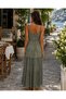 Women's Guipure Lace Detailed Strappy Lined Italian Dress - 3