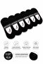 Kb-Çrp Kuback 12-Pack Black Men's Socks