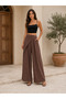 Women's High Waist Skirt Model Soft Comfortable Fit Wide Leg Pants