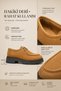 Men's Genuine Leather Moc Toe Thick Sole Lace-Up Daily Casual Shoes 39-44 - 7