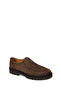 Men's Beige Lace-Up Thick Soled Suede Leather Casual Shoes Wm680016Ds - 7