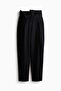 Foldover-waist linen-blend trousers - 5