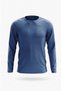 T-Shirt Boy's Basic Indigo T-Shirt Long Sleeve 100% Cotton Crew Neck Unprinted Tshirt