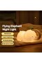 Elephant-shaped night light - Baby room lighting - Dimmable sleep light - USB rechargeable - 2