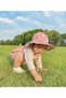 Baby Girl UPF 50+ UV Sun Hat - Toddler Summer Cotton Beach Hat with Adjustable Chin Strap (Animal Design, 52cm) - 2