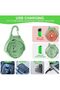 Pet light, fits dog collars, 4 flashing modes, USB rechargeable dog light pendant, suitable for pets, night walks, camping, IPX8 waterproof - blue. - 3