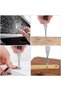 Automatic Grain Center Punch with 2 Replacement Tips for Metal, Wood, Glass, and Steel Plates - 130mm x 12mm, Precision Tool for Jobs - 4