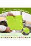 Sushi Roll Mat - Premium Silicone Sushi Roll Mat - Non-slip Sushi Roll Mat - Suitable for Home Use (DIY), Beginners and Children - Green - 22 x 20 cm - 4