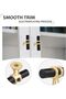 10-piece set of single-hole T-shaped drawer handles, made of zinc alloy, single-hole design, suitable for kitchens and furniture. - 3