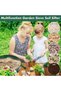 4-in-1 Garden Sieve Set 30cm Round Metal Soil Sand Shovel Gloves - 2