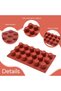 18-slot mold, groove mold, designed for delicate desserts, suitable for afternoon tea, banquets, and family dinners (29.1×16.9×3.2cm) - 2