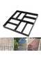 Concrete mold for pouring sidewalk slabs, DIY paving stone path making mold, 40 x 40 cm, suitable for cement slab paving in courtyards and gardens. - 2