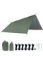 300x300cm military-grade waterproof and UV-resistant camping tarpaulin, suitable for car roofs and beaches.