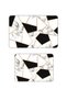 Bath Mat Set of 2 with Non-Slip Base and Washable 60X90 cm - 50X60 cm - 2
