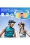 Smart Camera Glasses, 1080P Sports Glasses, HD Video Recording, Cycling Sunglasses, Wearable Audio and Wireless Video, Unisex, Blue - 3