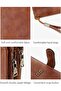 Multi-card slot anti-magnetic wallet, 19.3x11x2.5 cm, Brown, Shielded design, Large storage space, With wrist strap - 3