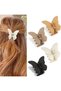 Butterfly anti-slip hair clip - Strong clamping force - Suitable for thick hair - Hair accessory for women and girls - Hawaiian style - 3