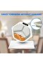 Beige Cordless Electric Lunch Box with Porcelain Inner Liner for Freshness Locking, 1-Liter Extra-Large Capacity, Smart Timer Function, For Travel - 4