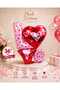 36 Inch Love Lettered Heart Foil Balloon Helium Compatible Large Size Valentine's Day Birthday Party Decoration - 2