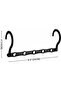 6 Amazing Hangers - Space-Saving Hangers - Wardrobe Space Organizers - Multifunctional Hangers - Sturdy Plastic Material - 360-Degree Rotation - 2