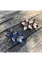 5-Piece Double Flower Rhinestone Hair Clips for Women, Exquisite Crystal Hair Clips, Thick and Long Decorative Hair Accessories - 4