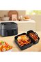 Accessories - 4-Piece Set - Silicone Mold Accessory Set for Philips Dual Basket Air Fryer Series 3000 6L/3L - NA350 - 3