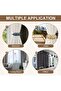 2-Pack Magnetic Curtain Ties, Decorative Fixtures - Gold (47cm when unfolded) - 4