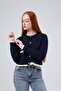 Women's Premium Regular Fit Crew Neck Soft Textured Cardigan with Pockets - 4