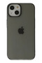 Apple iphone 14 plus case pc hard transparent cover - black