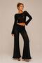 Knitwear Trouser Set Black
