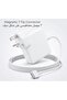 Replacement 85W T Pin Charger for MacBook Air M3, Pro 13, Pro 14 Magnetic Charging Adapter Travel Friendly - 3