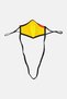 Men Swing Jersey Face Mask, Yellow