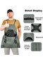 Waterproof Oxford Cloth Gardening Apron with Quick-Release Pocket (grey), adjustable farm work apron. - 2