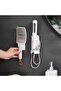 2-Piece Wall-Mounted Curling Iron & Hair Dryer Holder - No-Drill Adjustable Non-Slip Bathroom Stand - 4